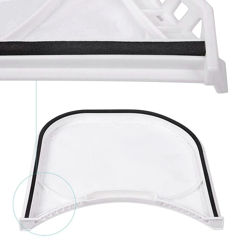 B99A-2 Pack Of Dryer Lint Screen With Felt Rim Seal For  5231EL1003B DLE2512W DLE2514W