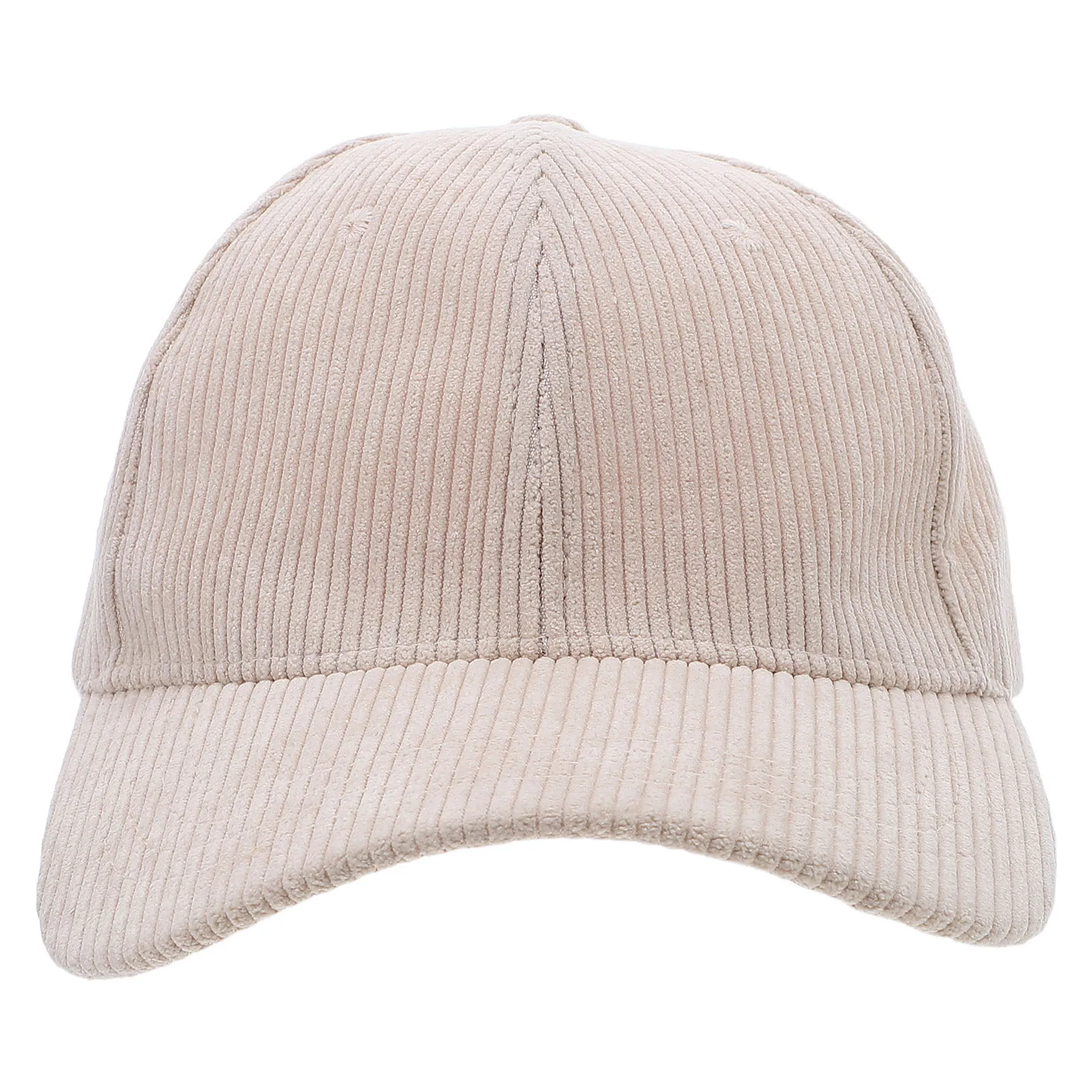 

1Pcs Stylish Corduroy Baseball Cap High Breathability Solid Design Outdoor Hat for Men Women Peaked Cap