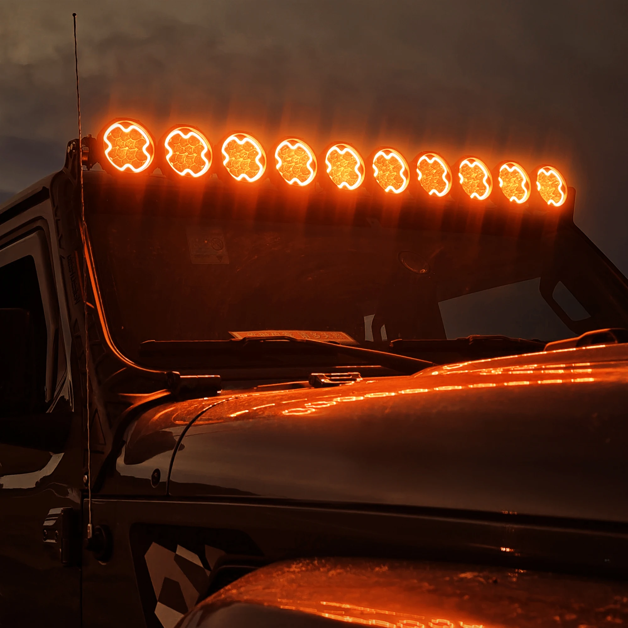 

Holo 52-дюймовый модульный съемный стробоскопический светильник на крыше, комплект 12 В RGB DRL LED для внедорожного автомобиля, грузовика, джипа, пикапа, комбинированный светильник 4X4