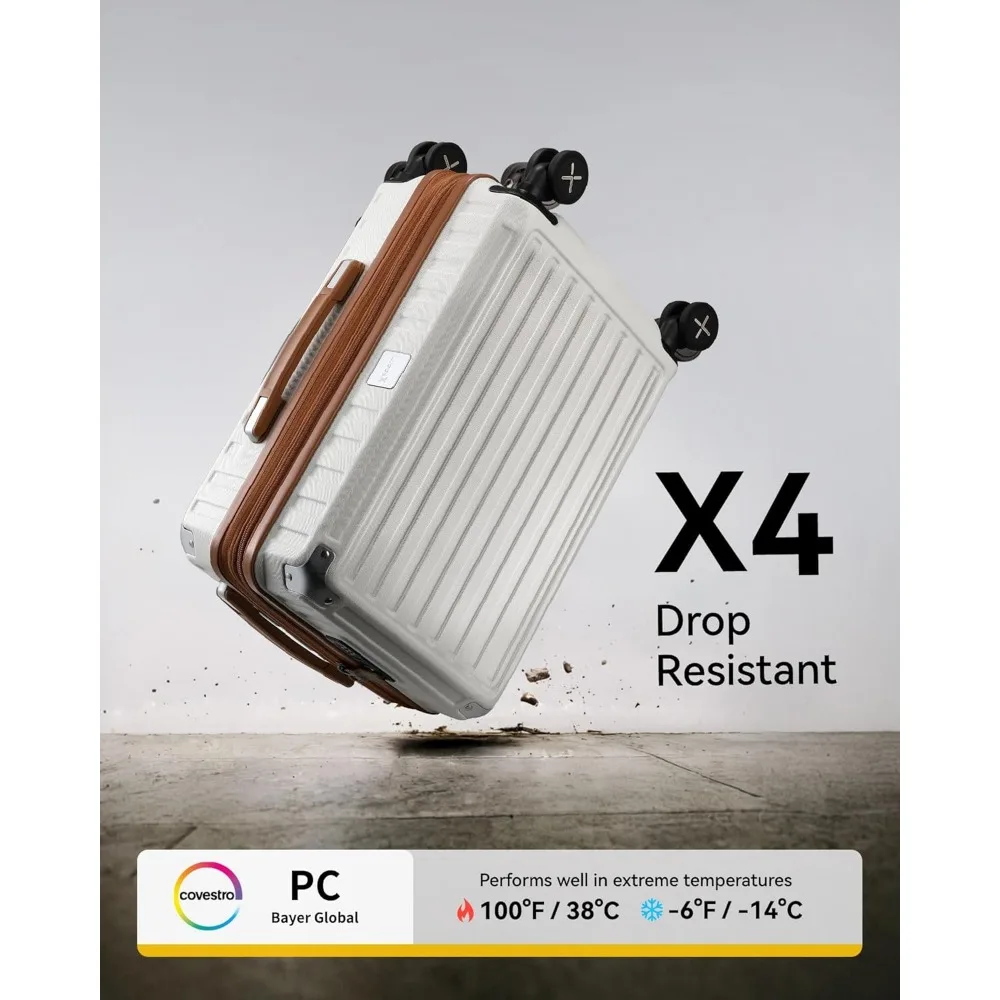 Mala rígida expansível de 28 polegadas com rodas giratórias - bagagem grande verificada em preto