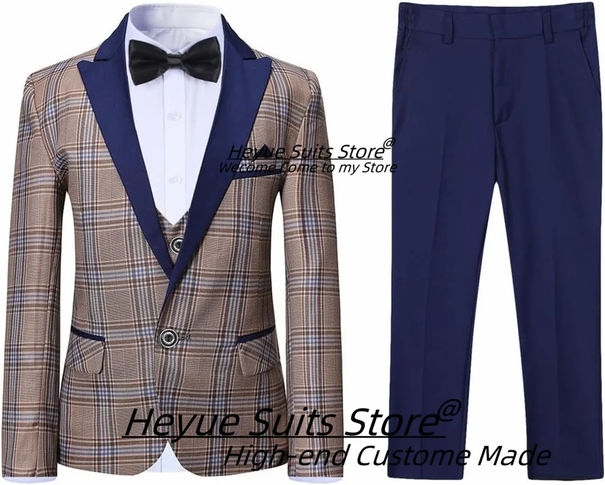 

Fashion Men's Color Blocking Suit Customized Slim Fit Single Breasted Notch Collar Groom Wedding Tuxedos 2 Pcs Sets Ropa Hombre