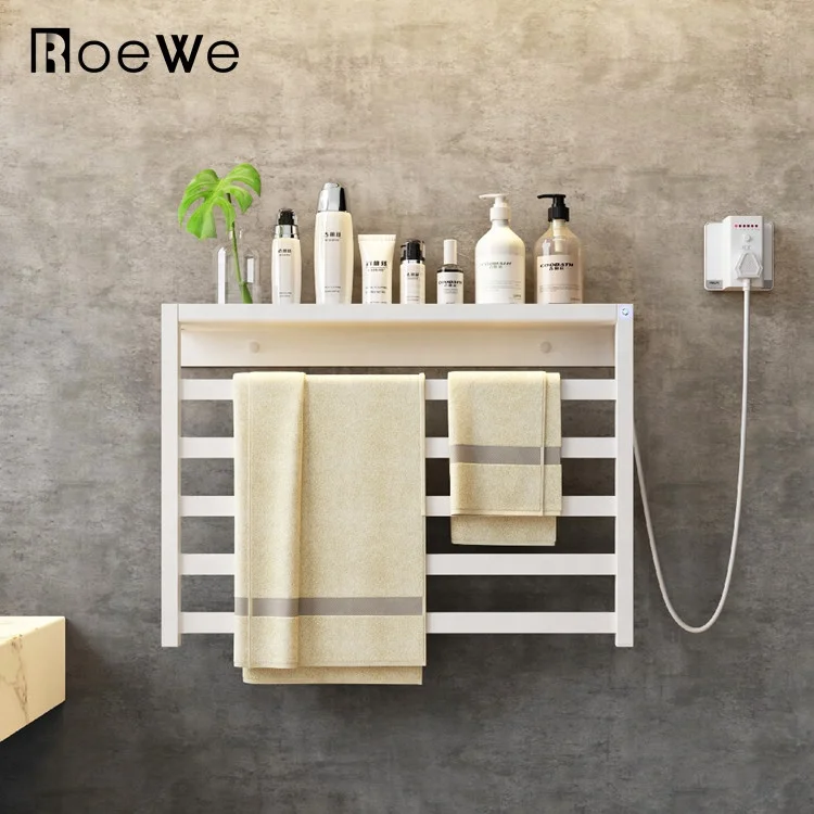 Bathroom Stainless Steel Economize Electrothermal Towel Rail, Smart Home Wall Mounted Rack Electric Towel Heater Warmer Dryer
