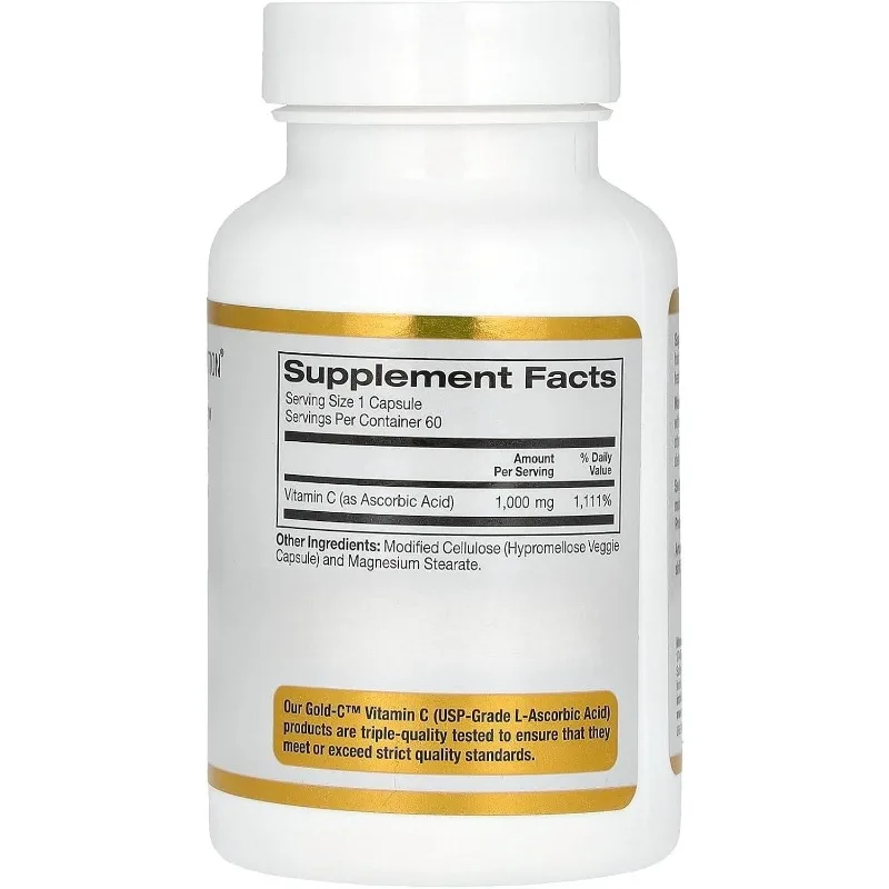 Vitamin C 1000mg -60 Vegetable Capsules