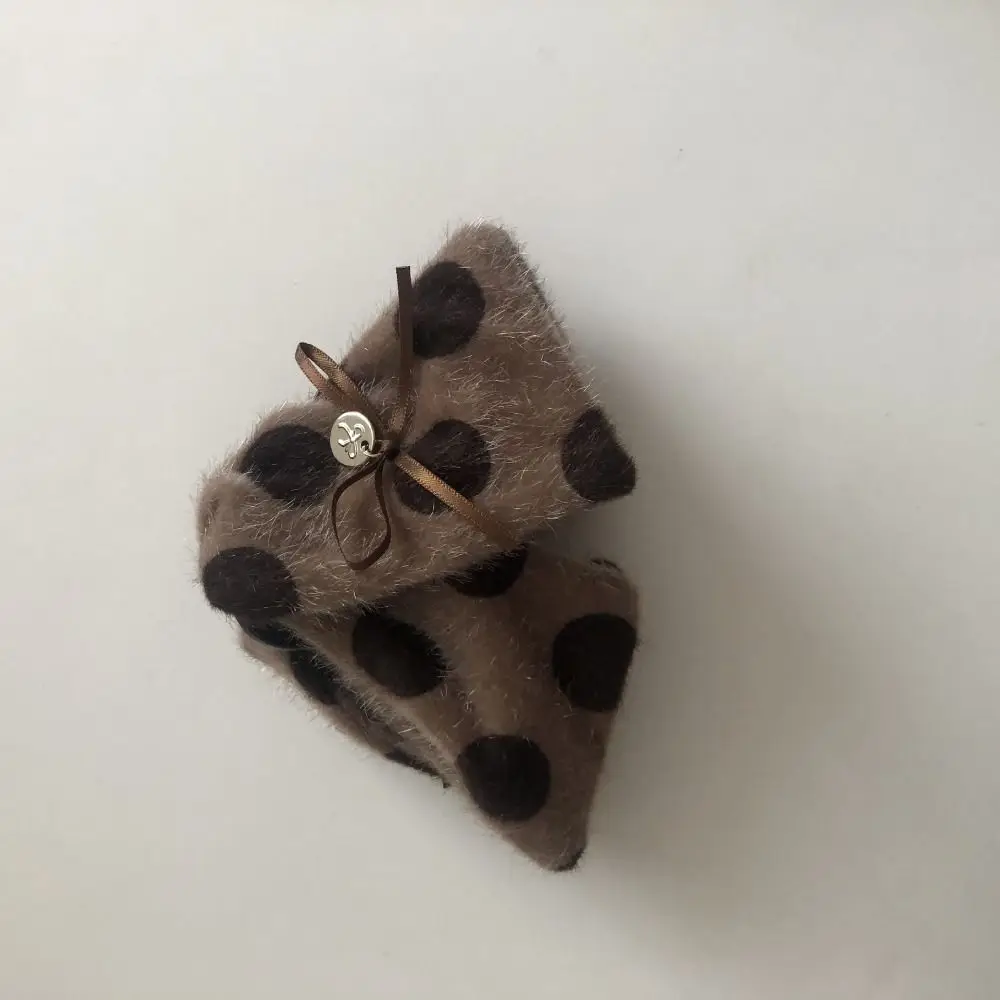 

Когти для волос с узлом в горошек, большой размер, простой дизайн, зажим в виде акулы, милый стиль, женские аксессуары для волос, универсальная укладка