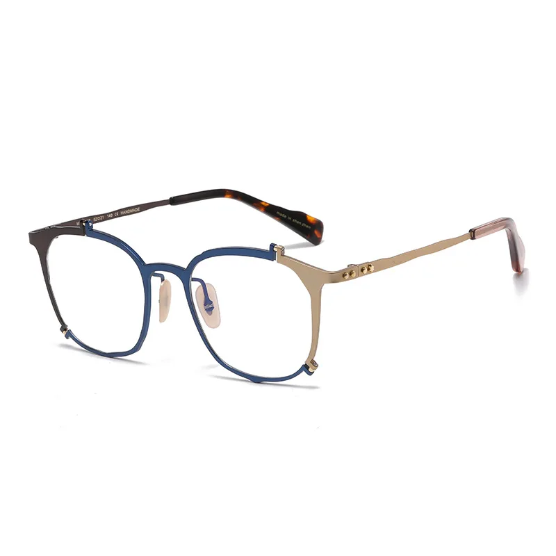 Ultralight Titanium Men Women Optical Eyeglasses Myopia Prescription Glasses Frame Personality Spectacles Hand Made Eyewear