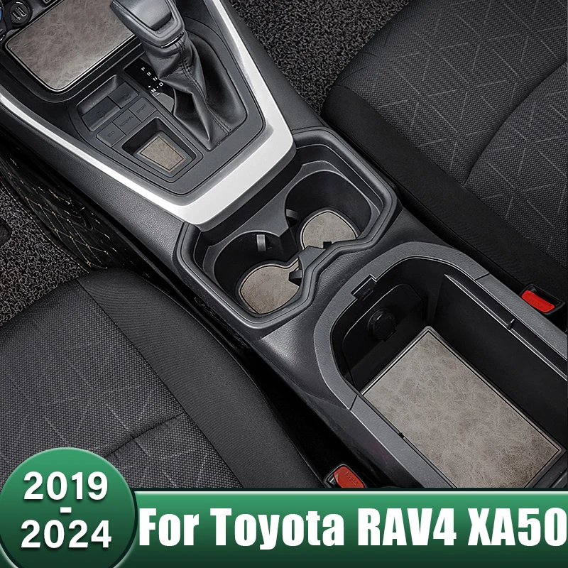 

PU Leather Car Door Groove Non-Slip Gate Slot Pad Water Cup Mat For Toyota RAV4 XA50 2019 2020 2021 2022 2023 2024 RAV 4 Hybrid