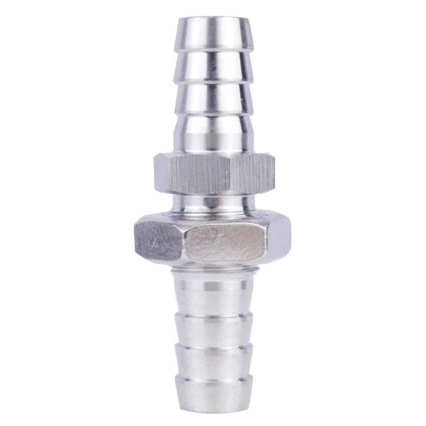 

3mm 4mm 6mm 8mm 10mm 12mm 14mm 16mm 20mm Hose Barb OD 304 Stainless Steel Bulkhead Equal Straight Pipe Fitting Connector