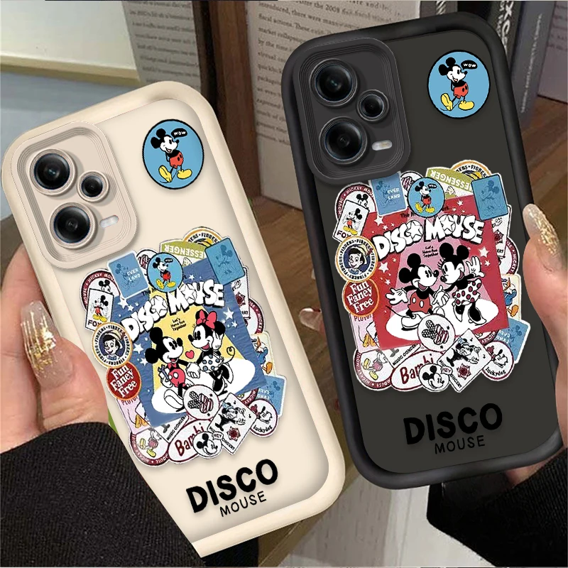 Disney-Coque Minnie Mouse pour Xiaomi Redmi, Juste, Note 13, 12, 11 Pro Plus, 4G, 5G, 12S, 11S, 10S, 10, 9, 9S, 14C, 13C, 12C, A3, 12