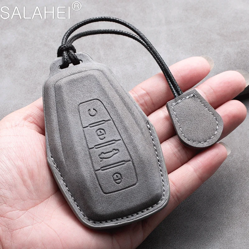 Car Key Case Bag For Geely Coolray X6 X7 EX7 Geometry C Emgrand Global Kulrey Hawk GX7 Okavango NL3 SUV GT GC9 Atlas Boyue Borui