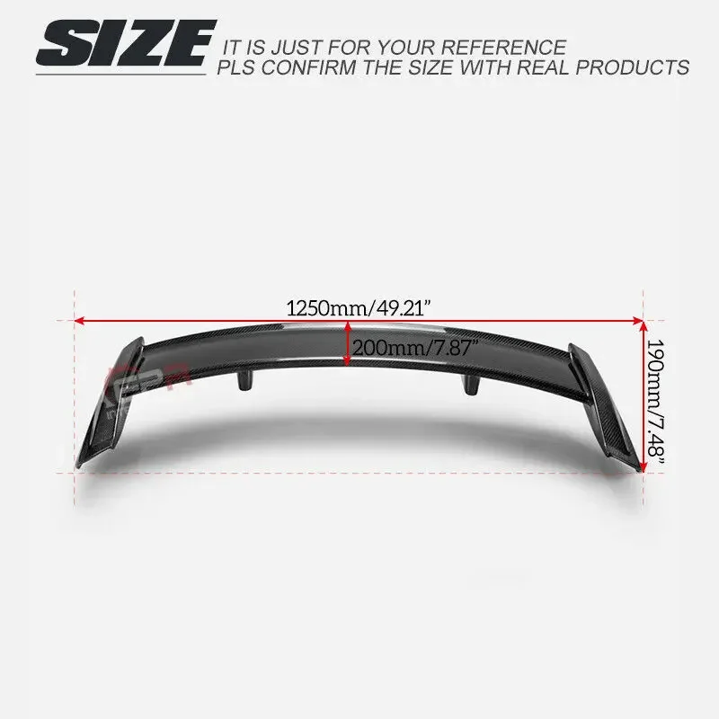 For Ford 19-20 Focus Mark 4 RS Type Rear Roof Window Spoiler Wing Lip Carbon Fiber Spoilers Diffusers Wings Trim Parts Bodykits