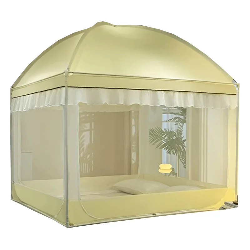 

2025 new mosquito net household integrated bedroom yurt anti-drop bed fence bed tent