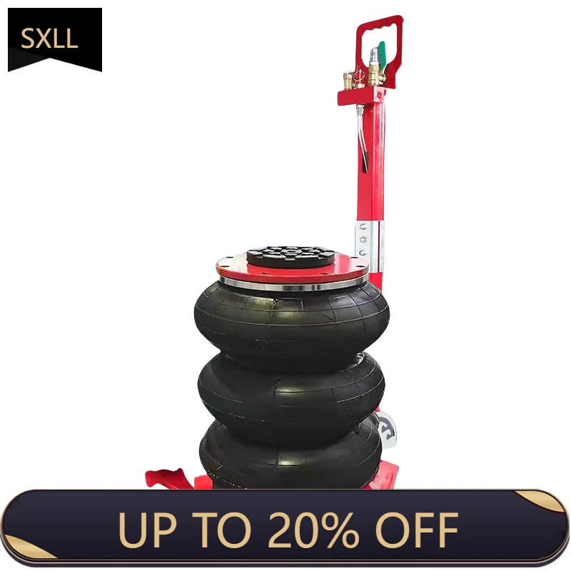 

SXLL Factory sales 3 tons 5 tons heavy duty gas cylinder adjustable height pneumatic airbag jack