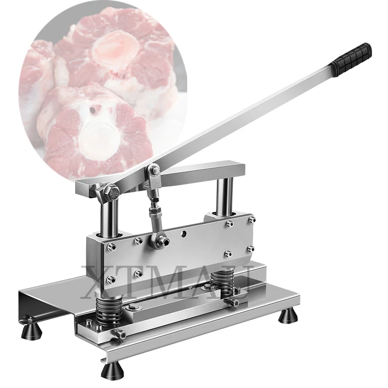 

Bone Cutting Machine Commercial Manual Chop Pig Trotters Chopped Guillotine Frozen Meat Cut Bone Chopped