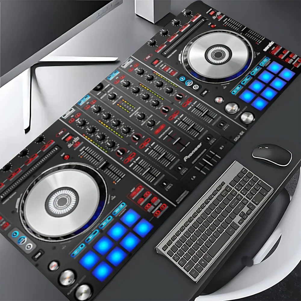 DJ Controller Pioneer Style Desk Mat Extra Large Mouse Pad Durable Rubber Gaming Surface