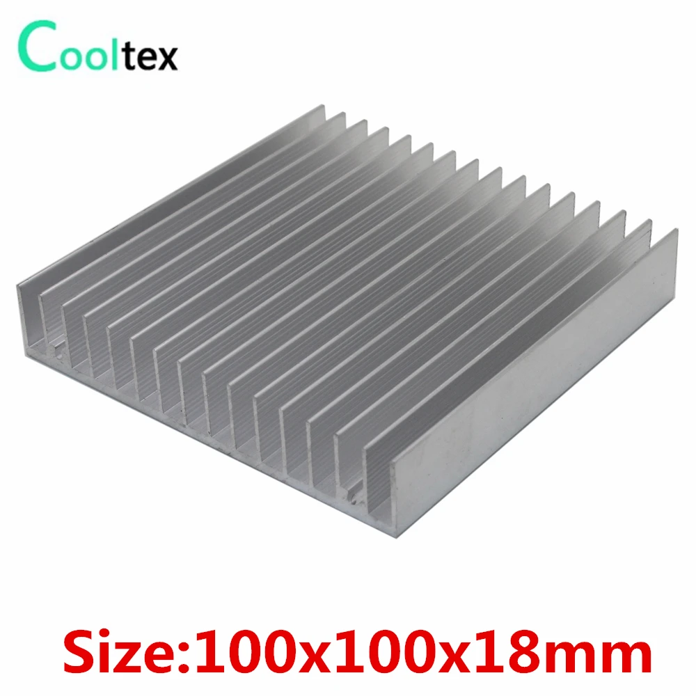 100x100x18mm Aluminum HeatSink heat sink radiator for Electronic Chip VGA RAM LED COOLER cooling