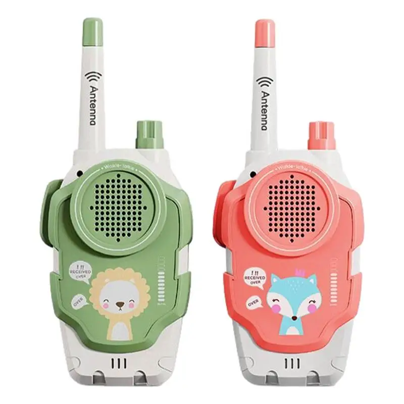 Bambini Walkie Talkie Mini Telefonata Bambini Cartoon Talkie Walkie Radio bidirezionale a lungo raggio Interphone Ragazzi Ragazze Regali di compleanno