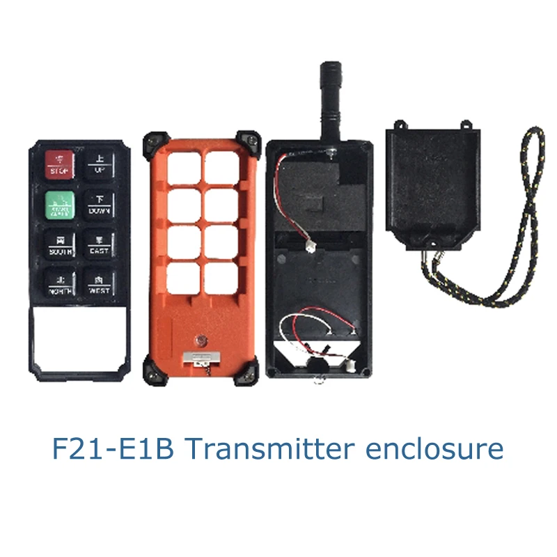 2026 Telecontrol industrial wireless crane  remote control F21E1B F21-E1B transmitter emitter complete enclosure box without PCB