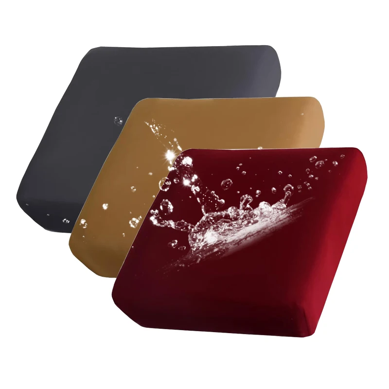 1/3/6 pçs à prova dwaterproof água cadeira sofá assento almofada slipcovers capa de almofada estiramento protetor de móveis para crianças, animais de estimação