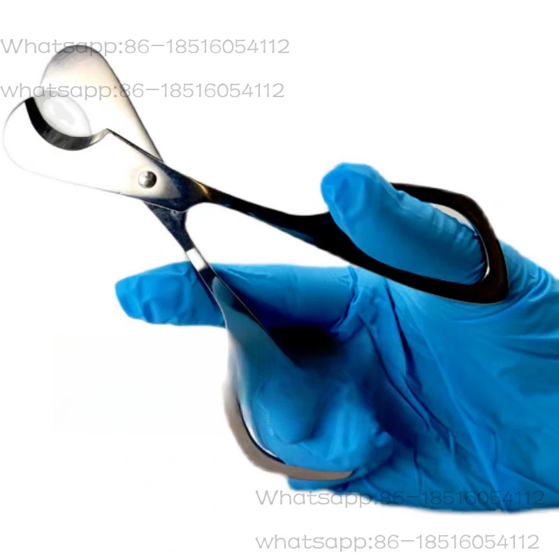 

О-образные ножницы, линия талии, мини-осветительный зажим, горящее стекло ручной работы