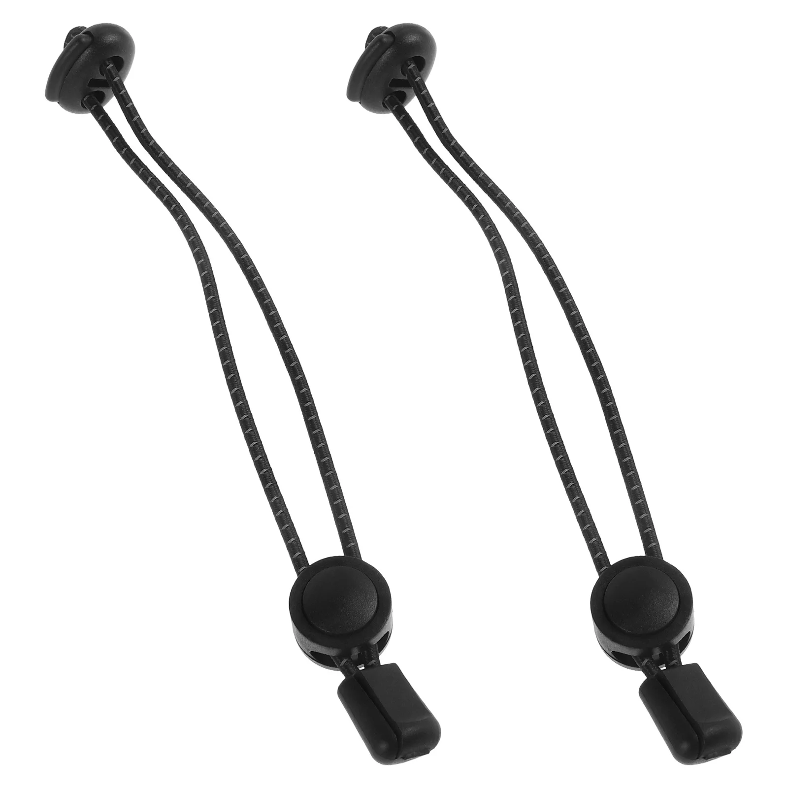 2Pcs Backpack Pole Holder Elastic Rope Adjustable Hiking Walking Stick Strap Trekking Outdoor Gear Securing Ball Bungee Cords