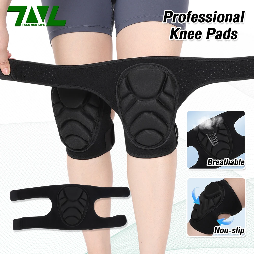 Thickened Sponge Knee Pads Protection Sports Kneepad for Fitness Gear Basketball Volleyball Brace Protector Unisex【One for sale】