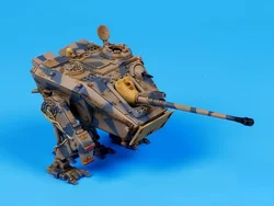 Die-Casting Resin Tank Armor Model Assembly Kit, Pintura Livre, Frete Grátis, Sem Manual de Instruções, Escala 1:72