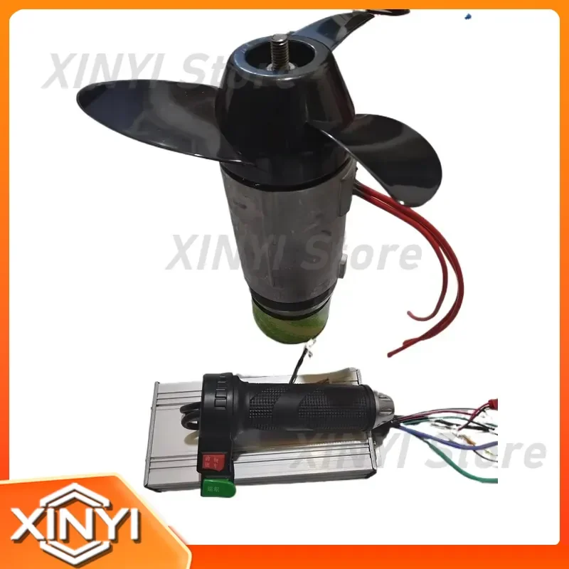 for 12-36V Waterproof Brushless Motor Thruster High Torque for Fishing Boats Inflatable Rafts Trawlers Marine Applications