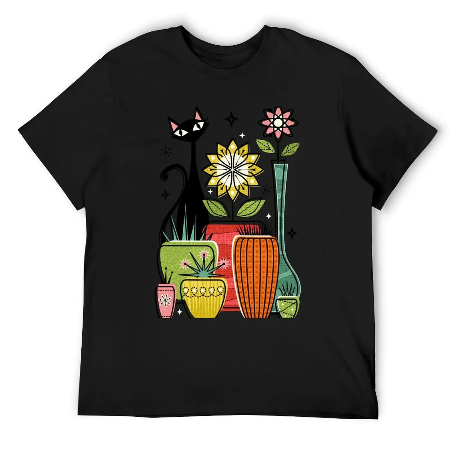 Plants Pots and a Pussycat ?studioxtine T-Shirt plus size clothes aesthetic clothes mens white t shirts