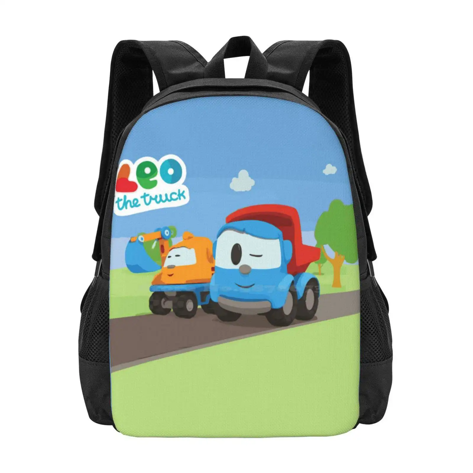 Leo And Lifty Hot Sale Schoolbag Backpack Fashion Bags Leo The Truck The Inquisitive Truck Kids Baby Babies Cartoon Trucks Dump