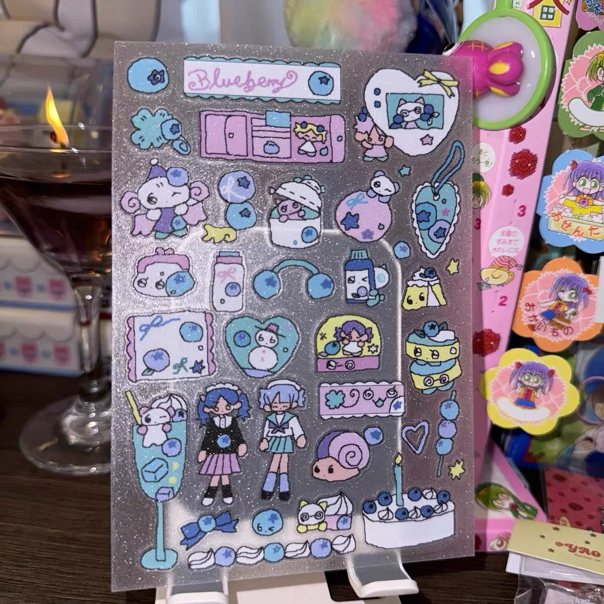 

Милые животные двойная девушка странный дизайн блокнот декоративная наклейка