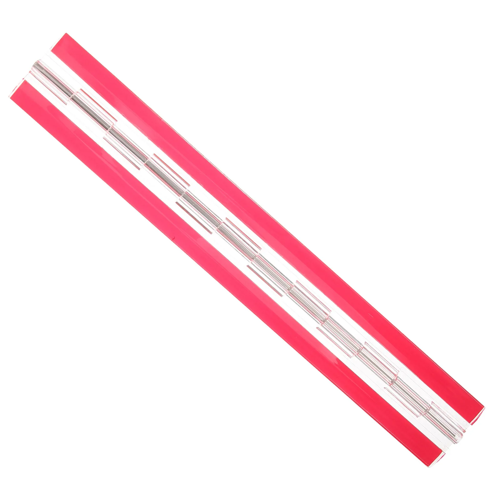 

Self Adhesive Hinge Acrylic 150x45mm Clear Folding Piano Hinges for Crafts Boxes DIY Furniture Mini Long Decorative Practical