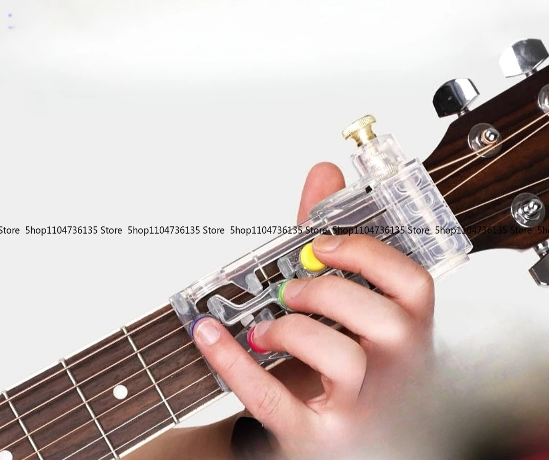 Acorde de guitarra perezoso autodidacto para principiantes, juego y canción rápida asistido por guitarra, acorde automático con un solo clic