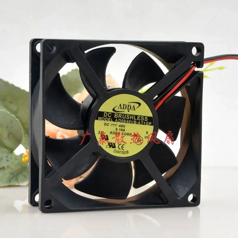 for Taiwan Xiexi ADDA AD0848VB-A71GP 8CM 8025 48V 0.18A High Speed Instrument Fan