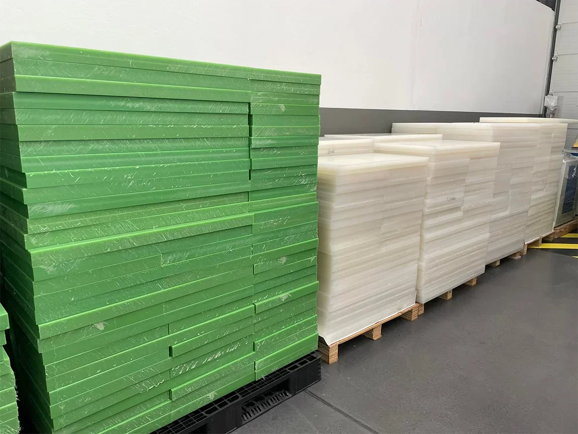 Industrial DINGTONG White PP Cutting Board for Leather Die Cutting Machine 50kg Plastic Cutting Pad