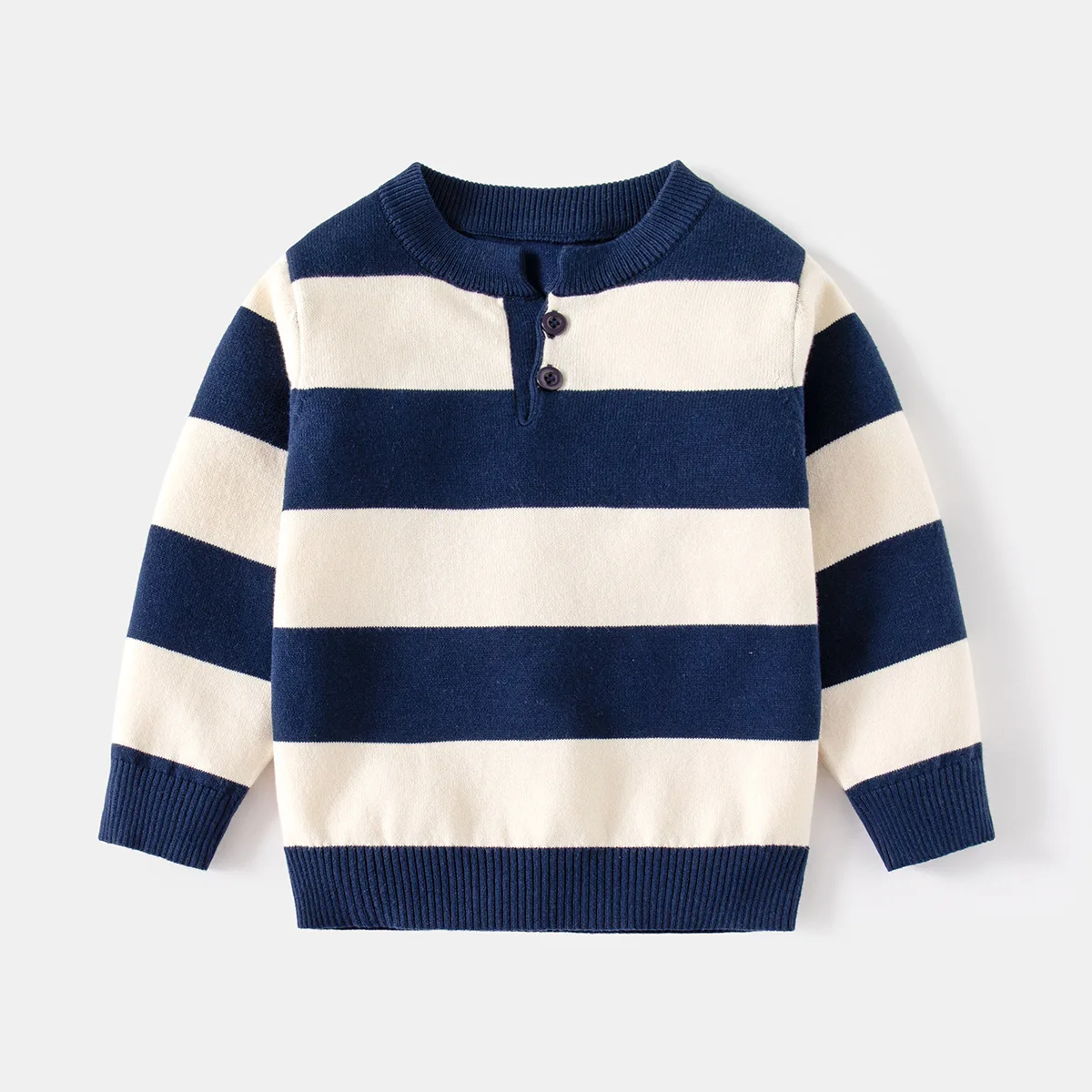 Striped Boys Sweaters Elegant Toddler Kids Pullover Spring Winter Children\'s Clothes