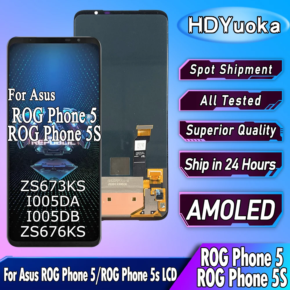 6.78 AMOLED 144Hz LCD for Asus ROG Phone 5/5S