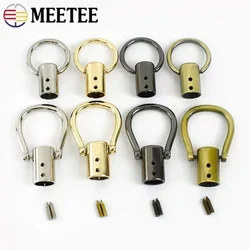 5/10/20/30Pcs 12X46mm Metal O Ring Bag Strap Stopper Cord Buckle Handbag Handle Cap Connector Hanger Hook DIY Hardware Accessory