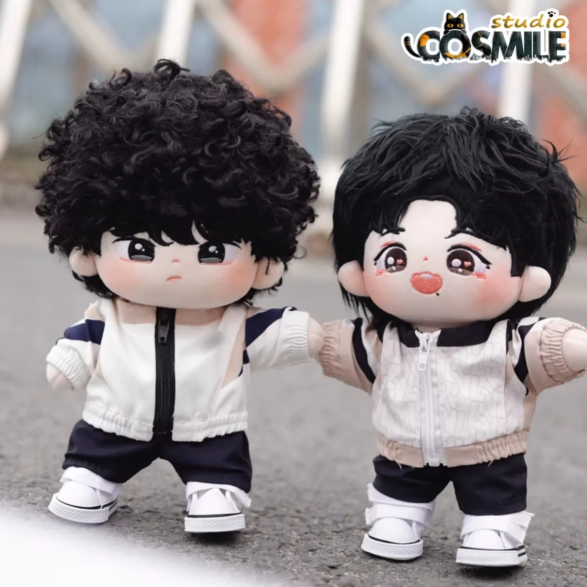 The Untamed Xiao Zhan Wang Yibo WEB Sportswear Fashion Costume Plush 20cm Doll Doll\'s Clothes Dolls Accessories GG Dec