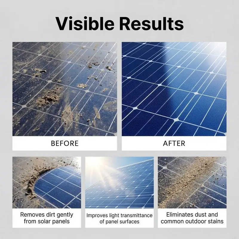 Splahing Bottle Solar Panel Cleaner 120Ml for Smooth Surfaces Cleaning 55KF
