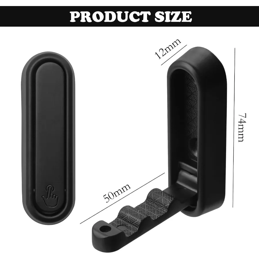 4 قطعة خطاف قابل للطي أسود قابل للطي جدار السنانير أدوات خادم للجدار أضعاف أسفل السنانير السوداء للملابس طوي جدار nt أدوات المورد #2