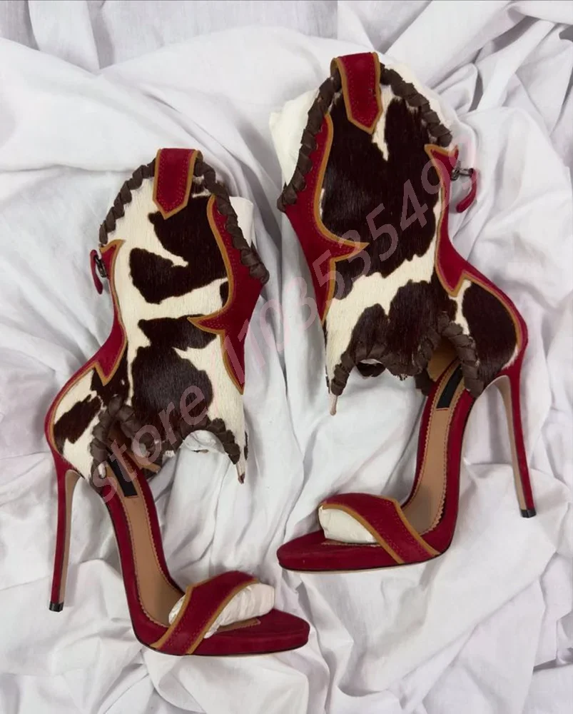 2025 New Summer Sexy Ladies Open Toe Stilettos Ins Style Street Fashion Party Casual Sandals Elegant Catwalk Roman Sandals