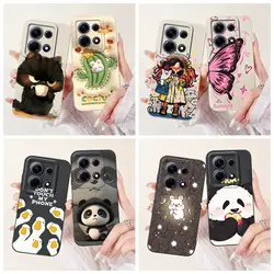 Voor Infinix Note 30X6833B Case 5G X6711 Mode Leuke Kat Silicon Back Cover Voor Infinix Note 30 5G Telefoon Case Schokbestendig Bumper