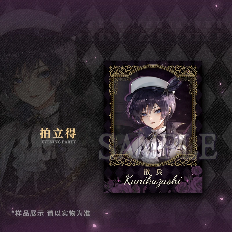 Anime Genshin Impact Kunikuzushi Scaramouche Dinner Series Acrylic Stand Model Badge Brooch Pins Laser Ticket