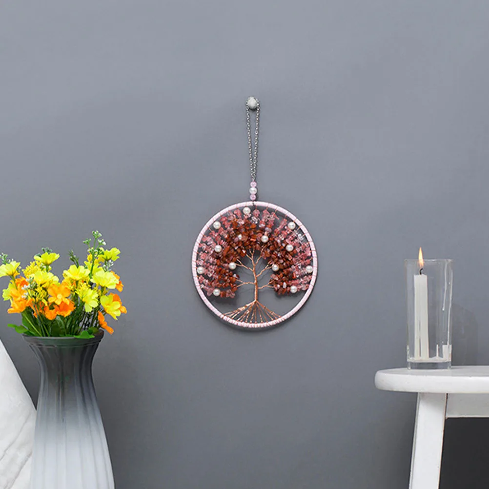 

1Pcs Life Tree Wind Chime Crystal Decoration Creative Pendant for Garden Lawn Home Courtyard Wedding Gift Wind Chime