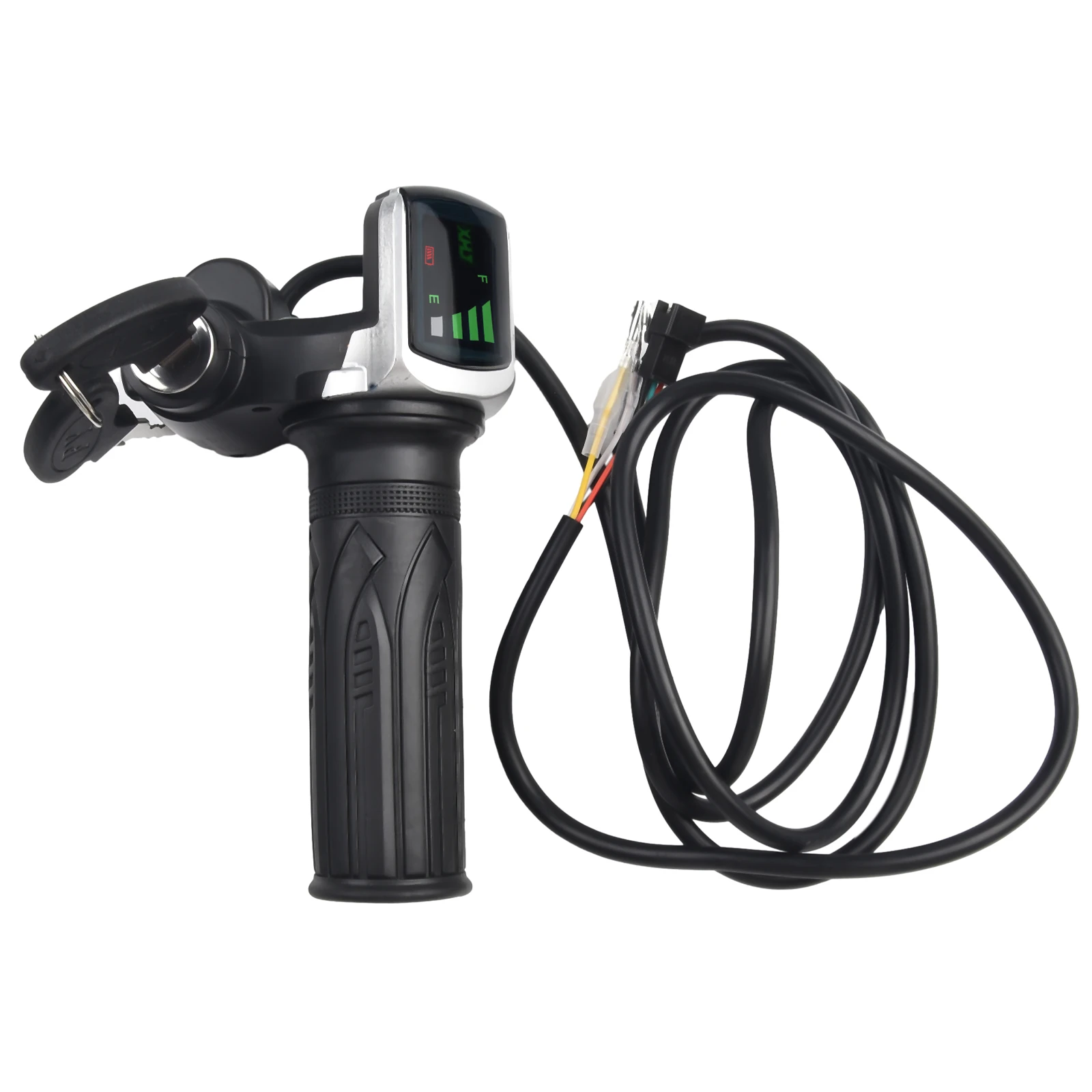 Grip Handlebar Bicycle Handlebar Bicycle Handlebar LED Display Throttle 36/48V 5pin Electric Scooter Bicycle Practical To Use