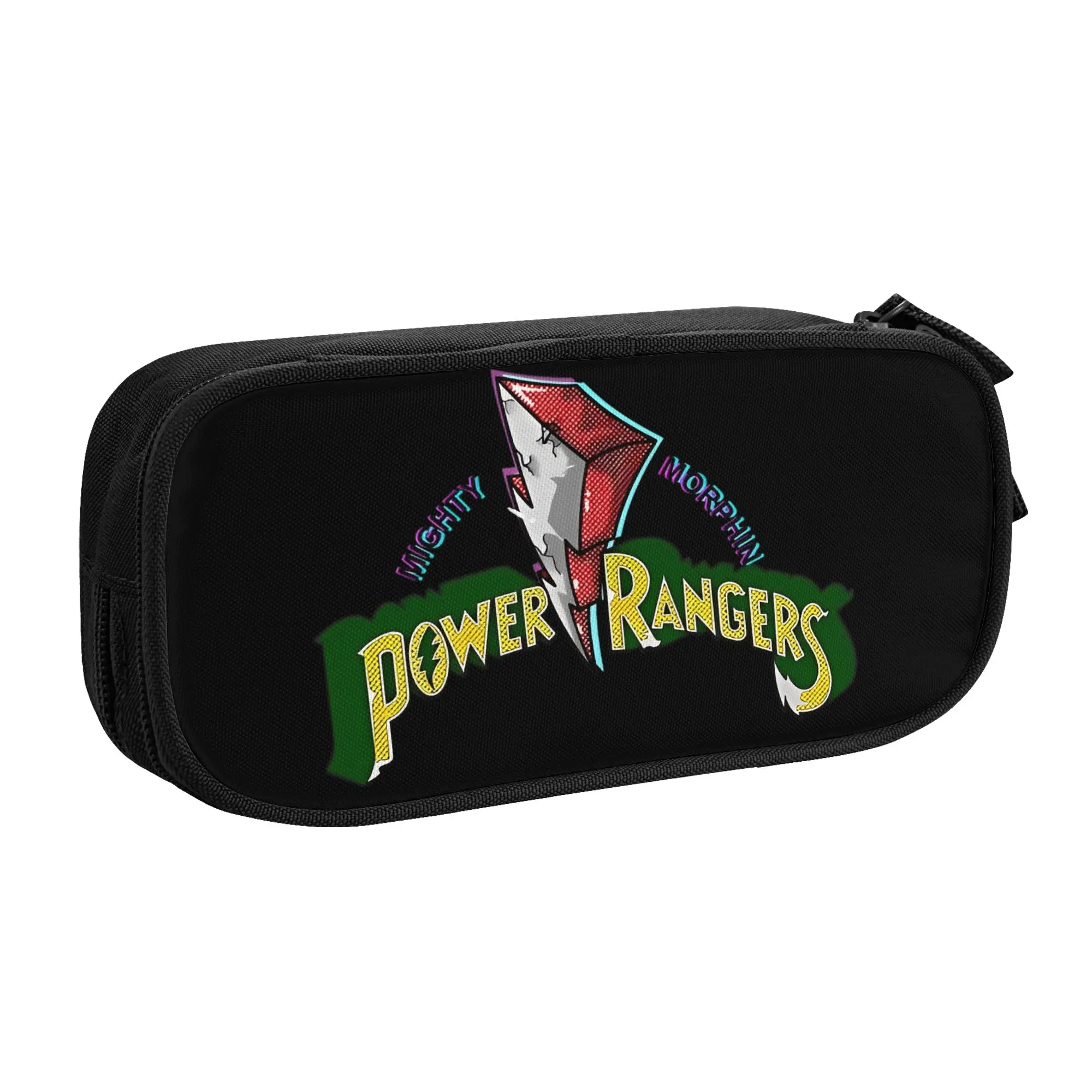 Large Capacity Bags for Child Cartoon The Power Rangers  School Pencil Bag for Boys Gilrs Kids