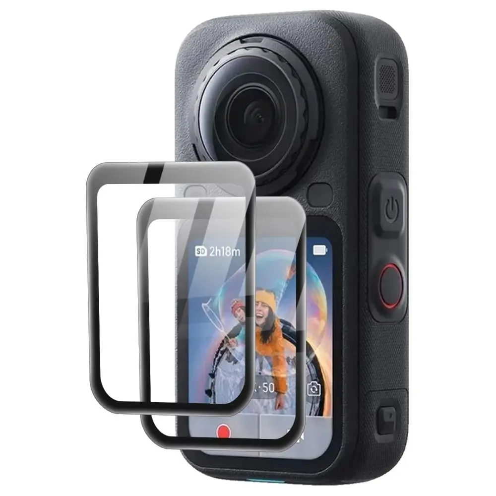 1/2/3Pcs Soft PMMA Protective Films 3D Curved HD Screen Protector Anti-scratch Camera Screen Cover for Insta360 X6