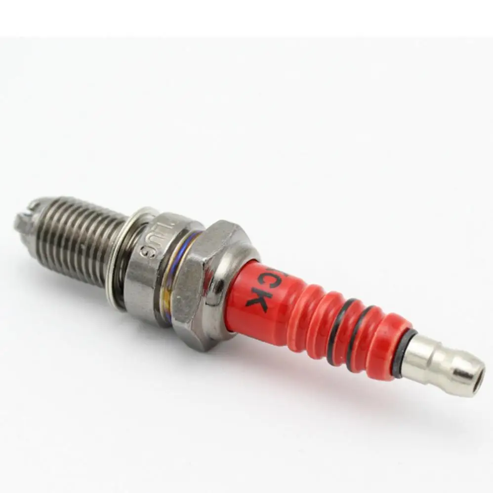 D8TC A7TC 3-Electrode Motorcycle Spark Plug Fit for Honda Yamaha D8EA D8RC DR8EA D7EA T2197 50cc 70cc 90cc 110cc 125cc