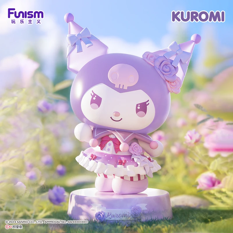 

Sanrio Family Girl Series Music God Style My Melody Kuromi Genuine Handmade Model Pvc Peripheral Desktop Decoration Girls Gift