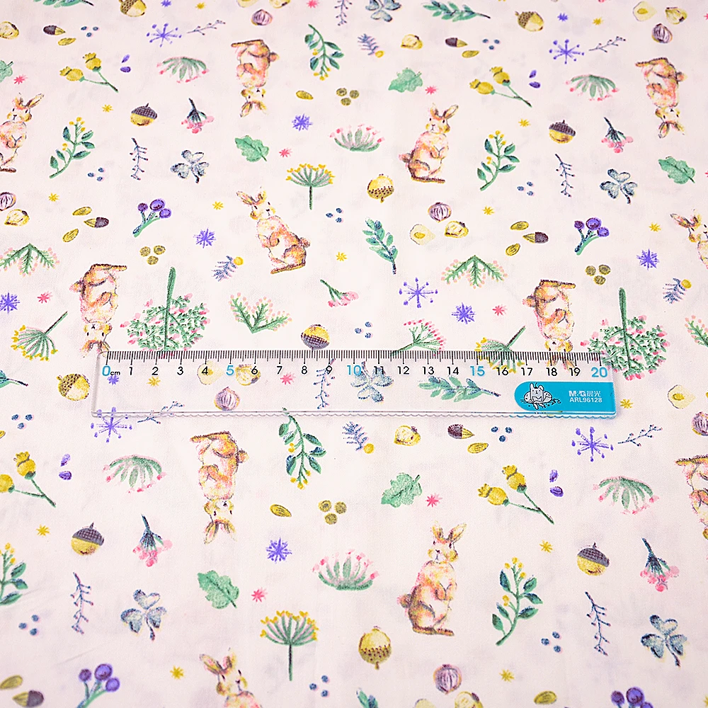 Teramila 100%Cotton Twill Fabric Home Textile DIY Patchwork for Sewing Cloth Cartoon Dog Pet Style Quilt Needlework By the Meter - Image 4